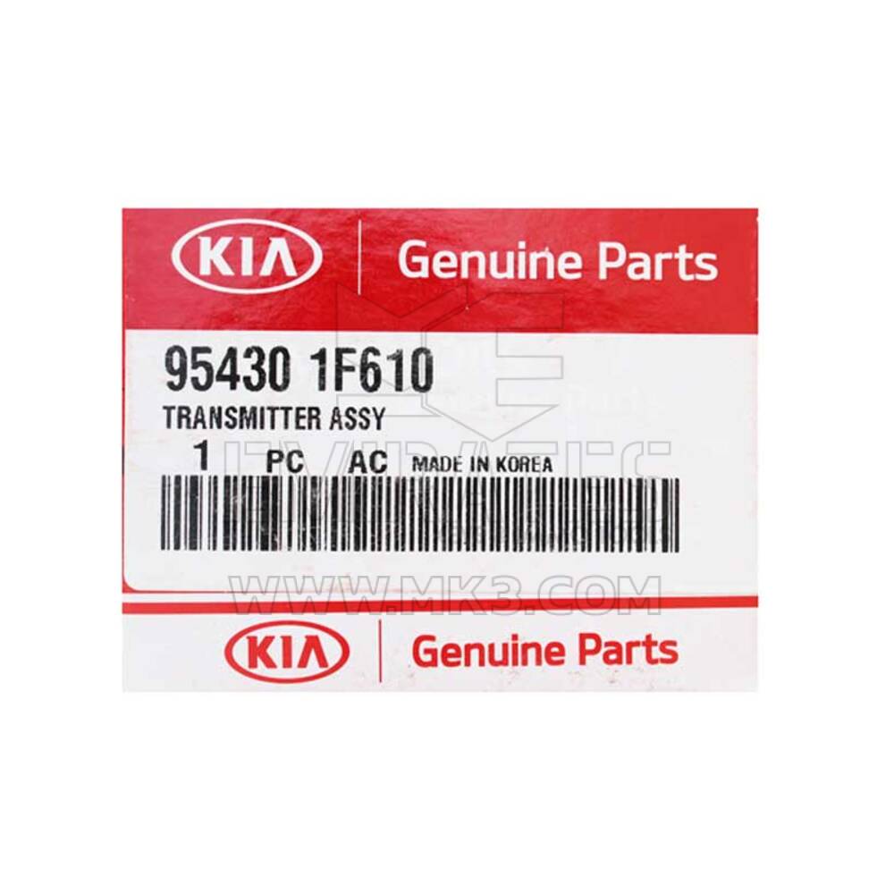 NOVO KIA Sportage 2010-2011 Genuine/OEM Flip Remote Key 2 Buttons 433MHz 95430-1F610 954301F610 / FCCID: SEKS-KM10TX | Chaves dos Emirados