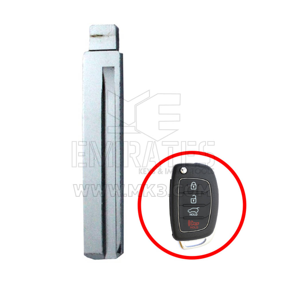 Hyundai Santa Fe 2013 -2016 Genuine Remote Key Blade HY18R 81996-2W001