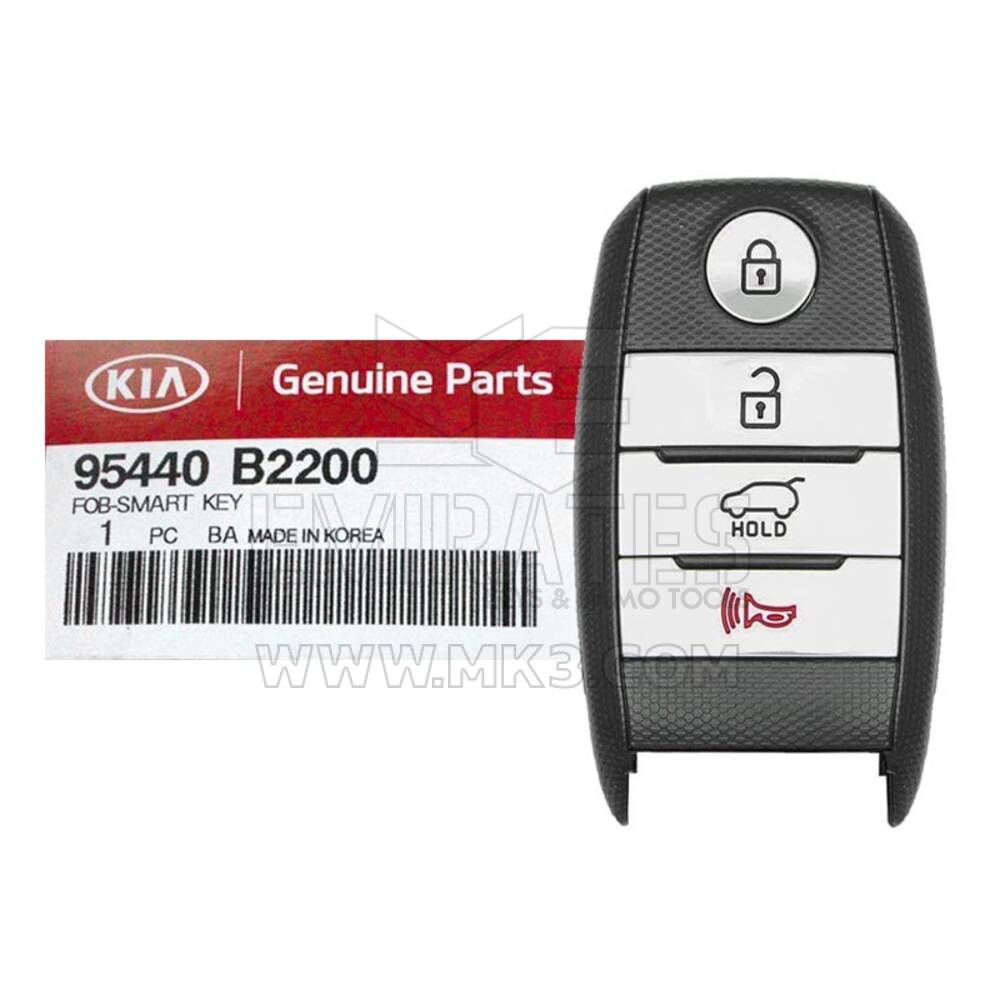 Brand NEW KIA Soul 2014-2015 Genuine/OEM Smart Key Remote 4 Buttons 433MHz Número da peça do fabricante: 95440-B2200 / FCCID: CQOFN00100 | Chaves dos Emirados