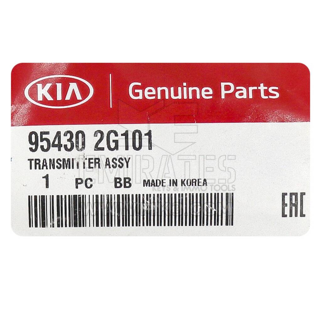 Clé à distance Kia Optima 2010-2011 authentique/OEM 4 boutons 433 MHz 95430-2G101 954302G101, FCCID : OKA-311T | Clés Emirates