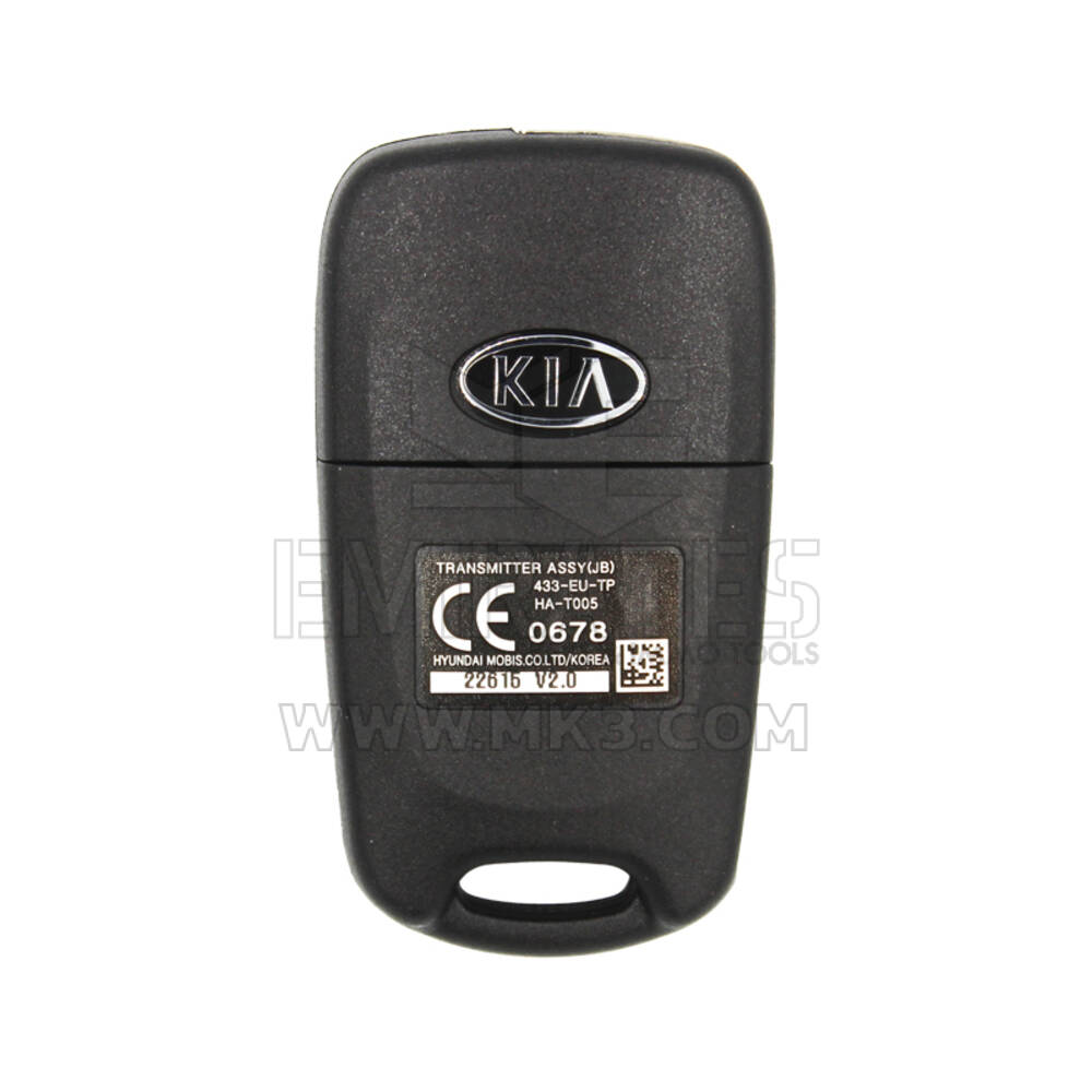 Clé à distance rabattable KIA Rio 2011 433MHz 95430-1G760 | MK3