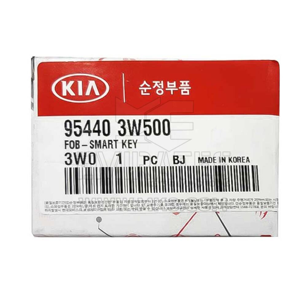 NOVO KIA Sportage 2014-2015 Genuine/OEM Smart Key Remoto 4 Botões 433MHz 95440-3W500 954403W500, FCCID: SY5XMFNA433 | Chaves dos Emirados