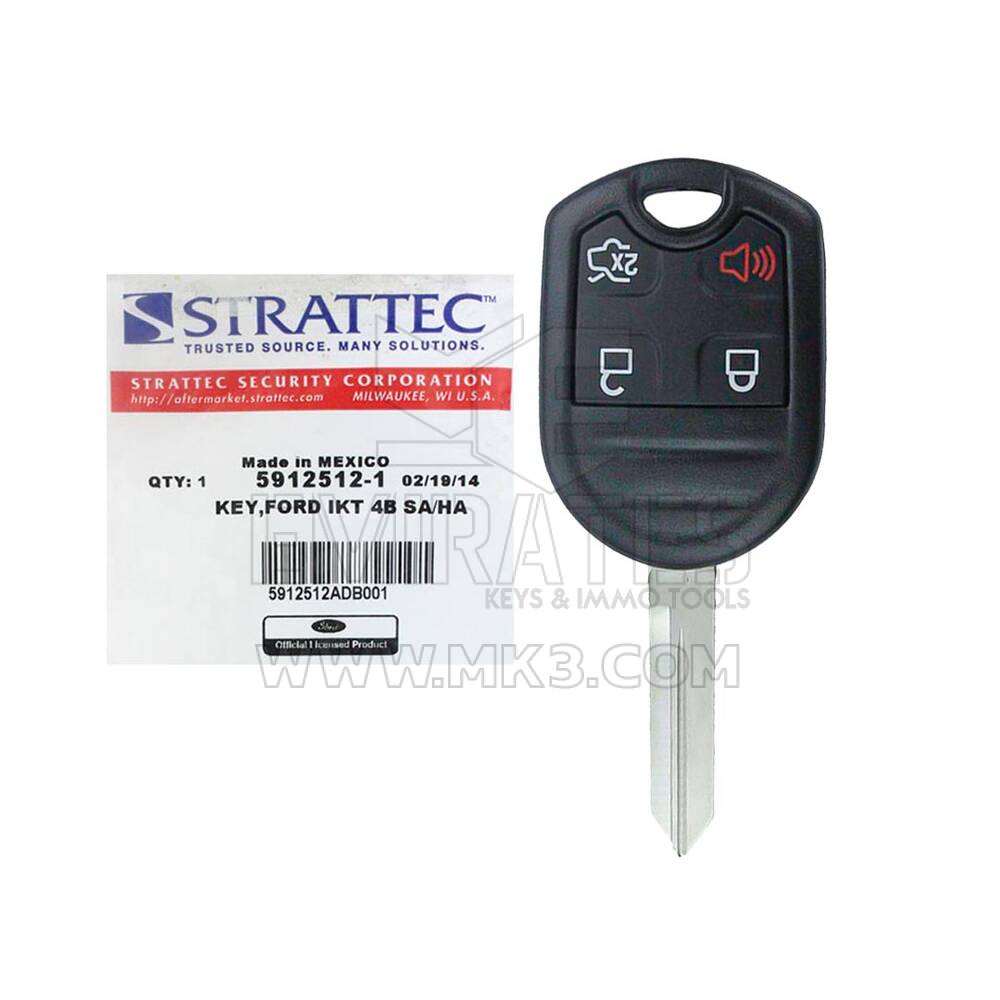 New STRATTEC Ford Explorer 2011 2015 Remote Key 4 Button 315MHz Manufacturer Part Number: 59125121 - FCCID: CWTWB1U793  | Emirates Keys