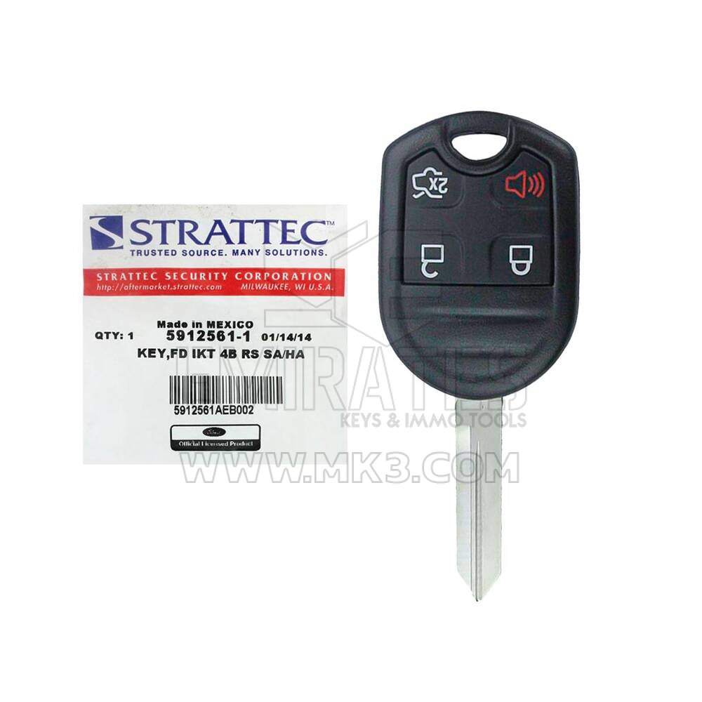 Novo STRATTEC Ford F150 2013 Remote Key 4 Button 315MHz Número da peça do fabricante: 59125611 | Chaves dos Emirados