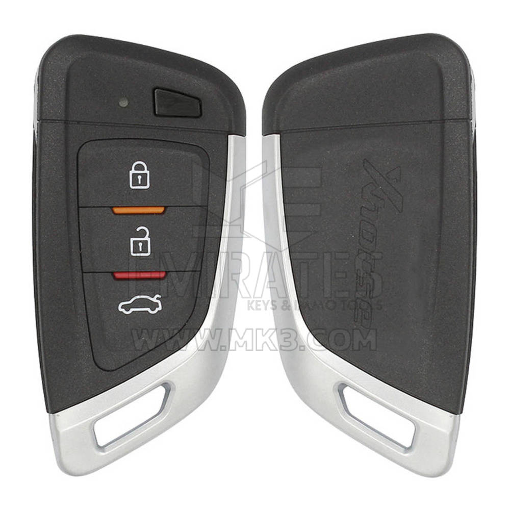 Xhorse Smart Remote Key 3 boutons XSKF01EN Compatible avec Xhorse VVDI Key Tool, VVDI Mini Key Tool, VVDI2 etc. Clés Emirates