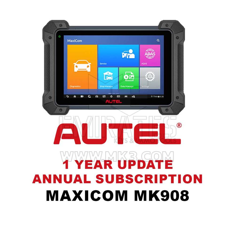 Autel 1 an de mise à jour de l'abonnement annuel pour MaxiCOM MK908