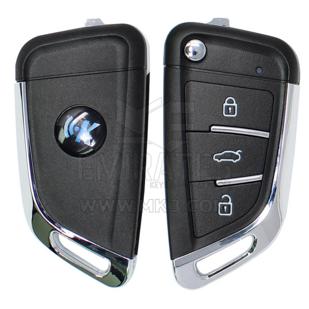 Keydiy KD-X2 Universal Flip Remote Key 3 أزرار BMW Type NB29 PCF تعمل مع KD900 و KeyDiy KD-X2 Remote Maker and Cloner | الإمارات للمفاتيح