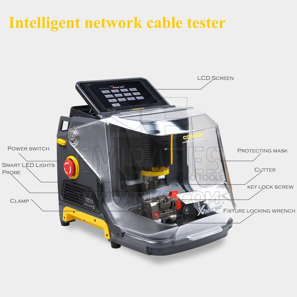 New Xhorse Condor XC-MINI Plus II Key Cutting Machine Support Car/Motorbike/House Keys with M3 and M5 Clamps | Emirates Keys