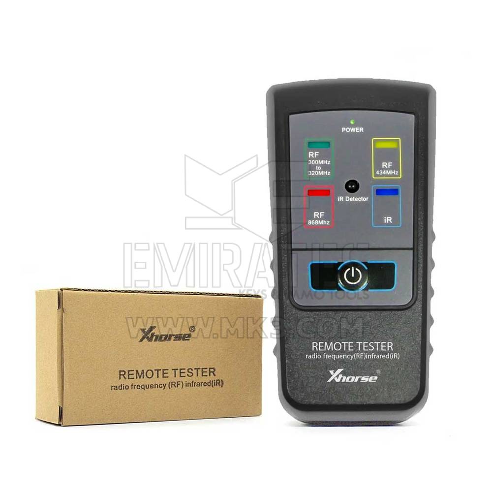 Xhorse Remote Tester Radio (FR) الأشعة تحت الحمراء (IR) يمكنها الكشف عن التردد بالإضافة إلى العمل بالأشعة تحت الحمراء أم لا | الإمارات للمفاتيح