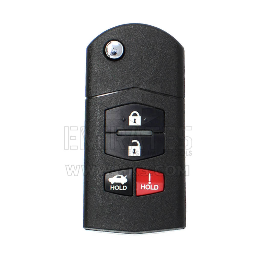 Keydiy KD Universal Flip Remote Key 3+1 Buttons Mazda Type B14-3+1