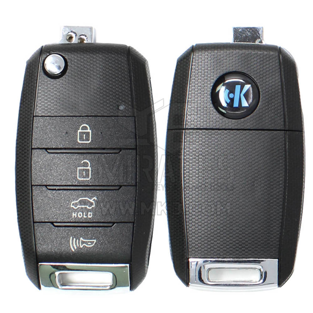 Keydiy KD Universal Flip Remote Key 3 + 1 Botones KIA Tipo B19-4 Funciona con KD900 y KeyDiy KD-X2 Remote Maker and Cloner | Claves de los Emiratos