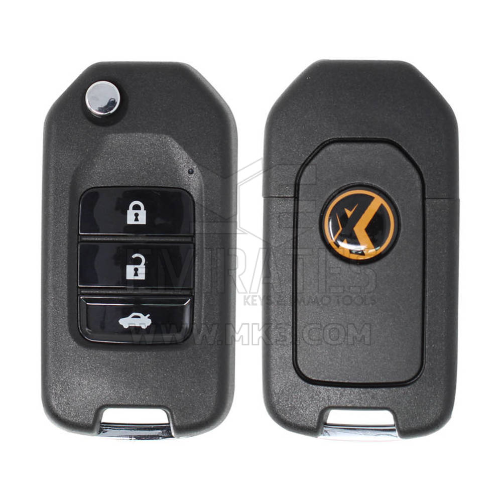 Nova XHORSE VVDI Key Tool VVDI2 Universal Wireless Remote Key 3 Buttons Honda Type XNHO00EN compatível com todas as ferramentas VVDI | Chaves dos Emirados