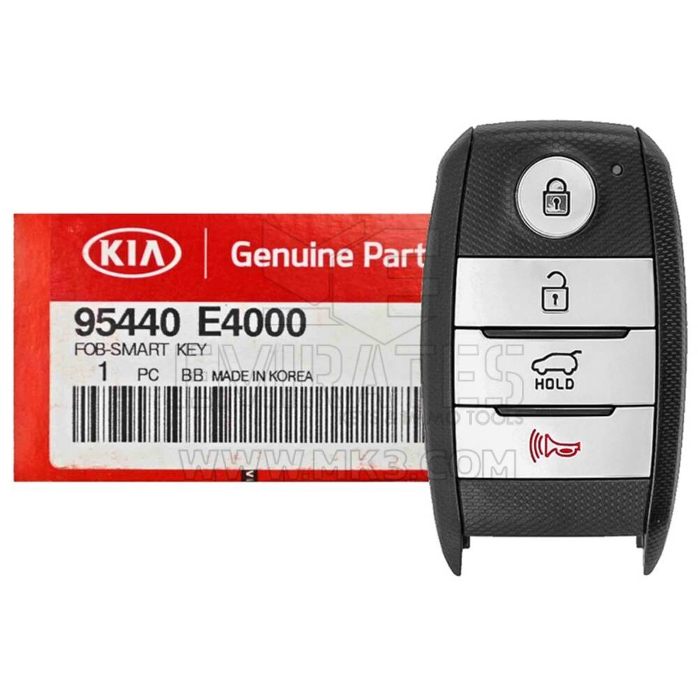 NUOVO KIA Soul 2014-2017 telecomando Smart Key originale/OEM 4 pulsanti 433 MHz 95440-E4000 95440E4000 / FCCID: CQ0FN00100 | Chiavi degli Emirati