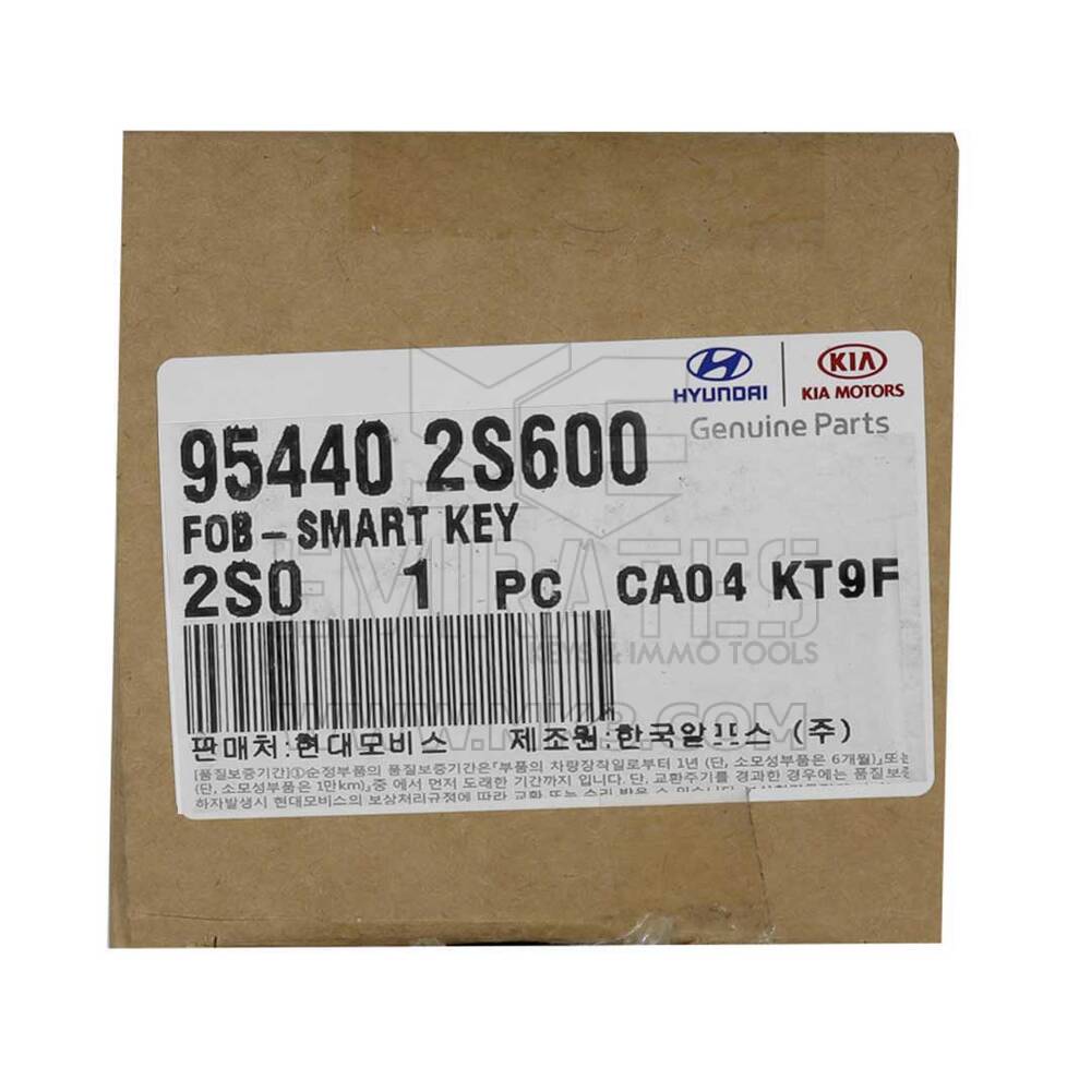 NEW Hyundai Tucson 2014-2015 Genuine/OEM Smart Key Remote 4 Buttons 433MHz 95440-2S600 954402S600 / FCCID: FOB-4F03 | Emirates Keys