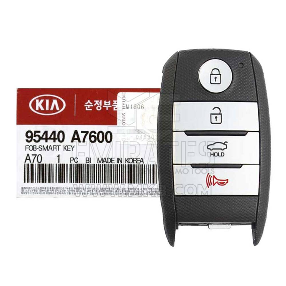 NUOVO KIA Cerato Forte 2017-2018 Genuine/OEM Smart Key 4 Pulsanti 433MHz DST128 Transponder 95440-A7600 95440A7600, FCCID: CQOFN00100 | Chiavi degli Emirati