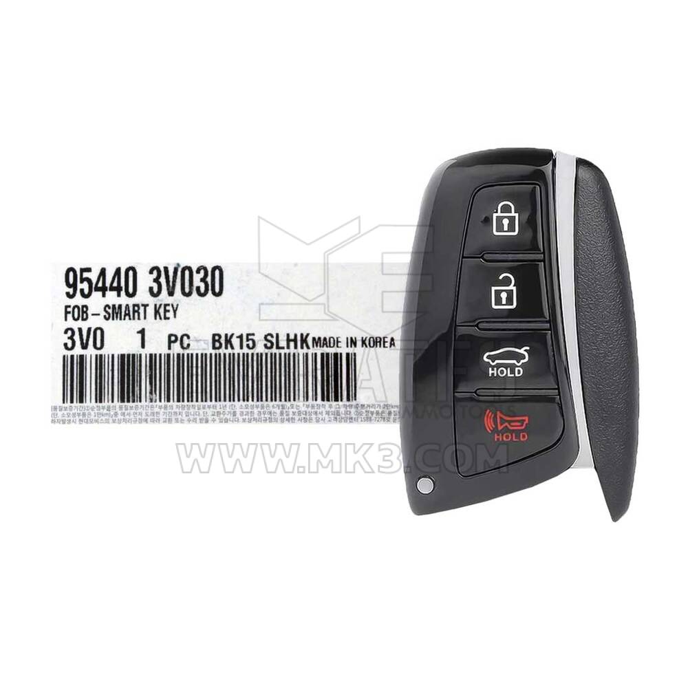 Nuovissimo telecomando Smart Key originale Hyundai Azera 2011/OEM a 4 pulsanti 433 MHz Numero parte OEM: 95440-3V030 / 95440-3V000 | Chiavi degli Emirati