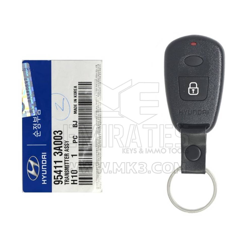 Nuovissimo Hyundai Santa Fe 2003 Genuine Medal Remote Key 2 Pulsanti 447 MHz 95411-3A003 954113A003 Mercato coreano | Chiavi degli Emirati