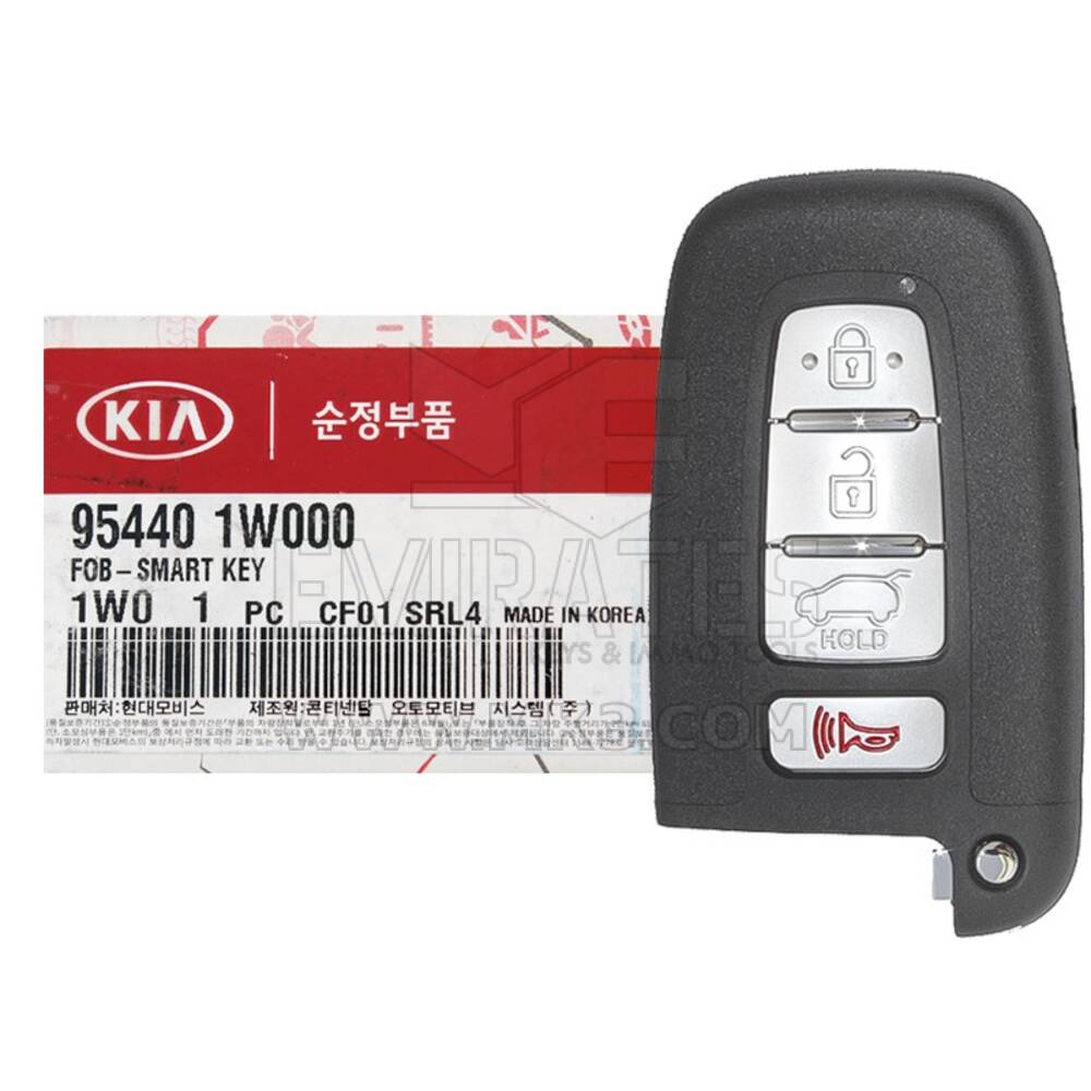 NUOVA KIA Rio 2012-2015 Chiave telecomando intelligente originale/OEM 4 pulsanti 433 MHz 95440-1W000 954401W000 / FCCID: SVI-HMFEU04 | Chiavi degli Emirati