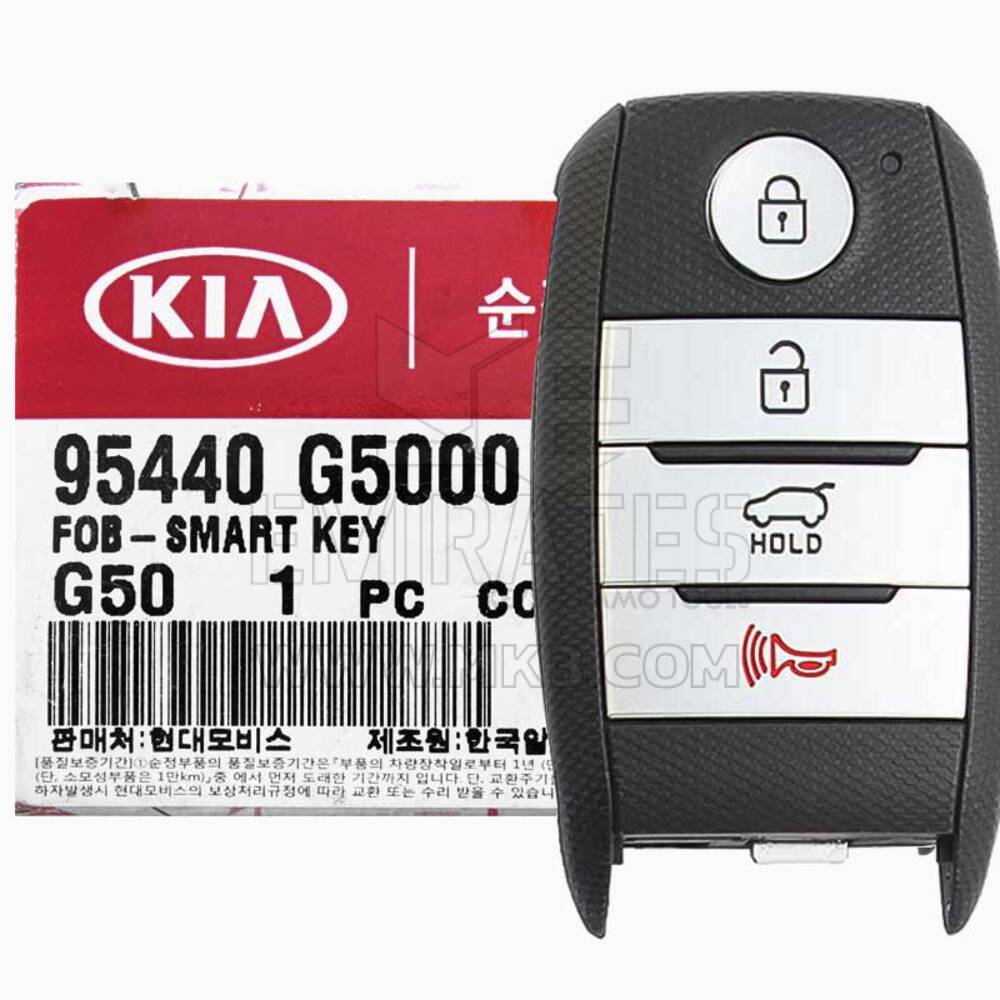 NUEVO KIA Niro 2017-2019 Genuine/OEM Smart Key Remote 4 Botones 433MHz 95440-G5000 95440G5000 / FCCID: TQ8-FO8-4F08 | Claves de los Emiratos