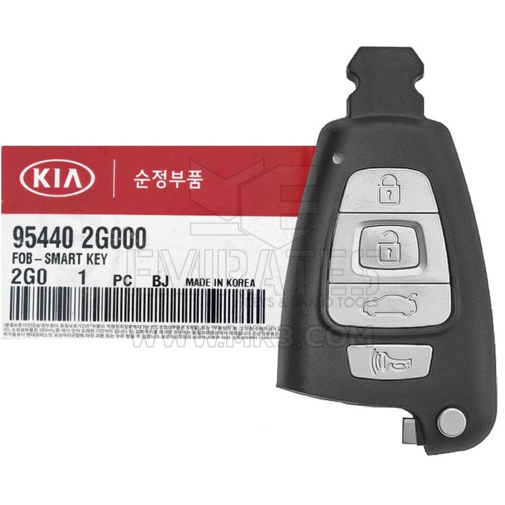 Brand NEW KIA Optima 2010-2011 Genuine/OEM Smart Key Remote 4 Button 447MHz Número da peça do fabricante: 95440-2G000 | Chaves dos Emirados
