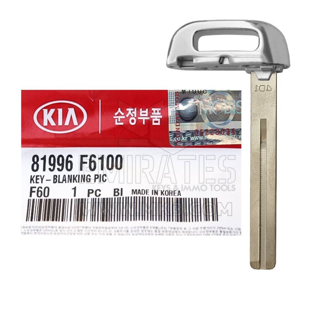 KIA Cadenza 2016 Hoja remota de llave inteligente genuina 81996-F6100 | mk3