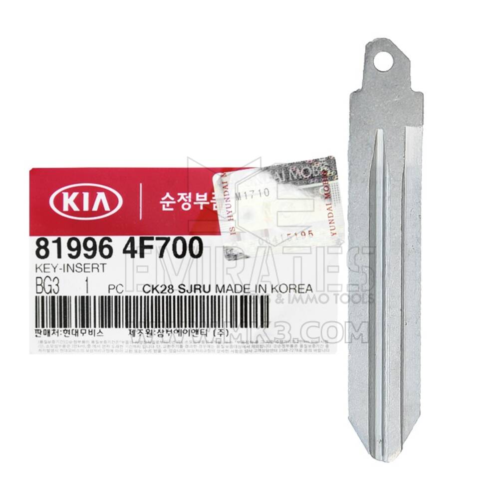Hoja de llave remota abatible genuina Hyundai 81996-4| mk3
