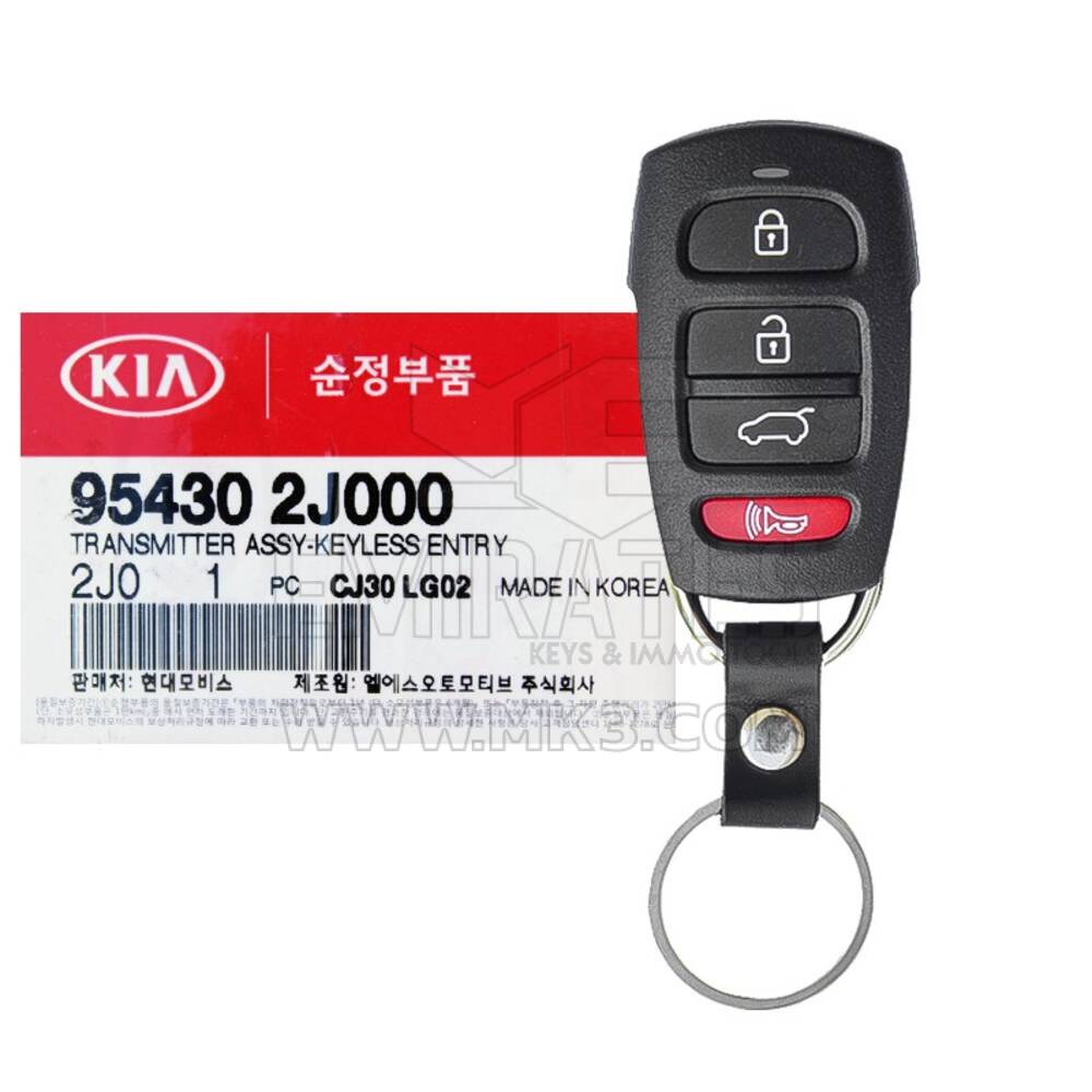NUEVO KIA Borrego 2013 Genuine/OEM Remote 4 Botones 433MHz Número de pieza del fabricante: 95430-2J000 | Claves de los Emiratos