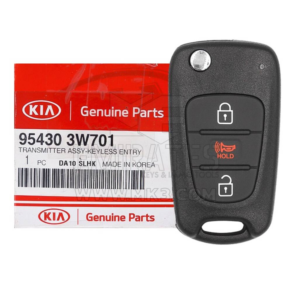 NEW KIA Sportage 2012-2013 Genuine/OEM Flip Remote Key 3 Buttons 315MHz Without Transponder 95430-3W701, FCCID: NYOSEKSAM11ATX | Emirates Keys
