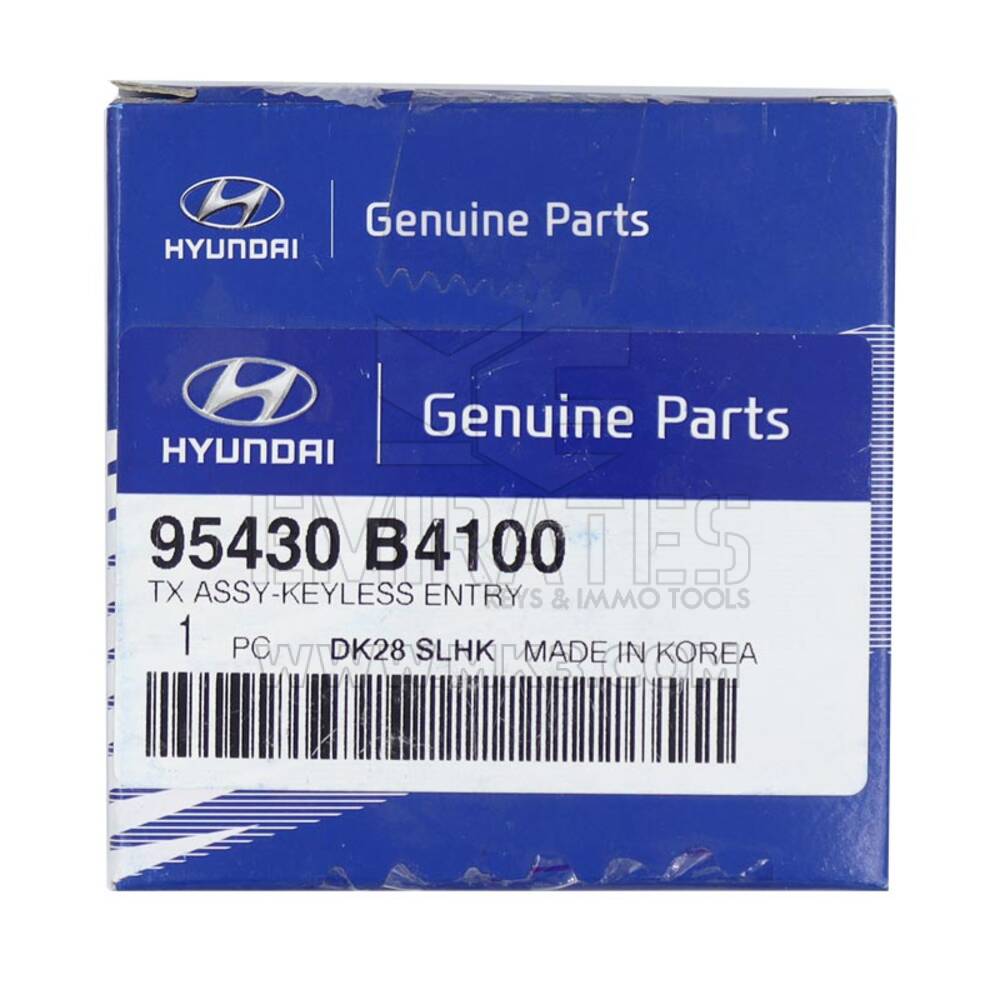 Hyundai I10 2017 Genuine / OEM Flip Remote Key 3 أزرار 433MHz 95430-B4100 / 95430-B4000 ، FCCID: OKA-865T | الإمارات للمفاتيح