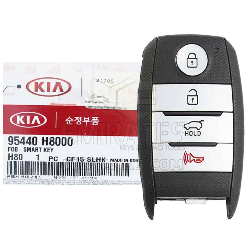 НОВЫЙ KIA Stonic 2017-2018 Оригинальный/OEM Smart Key Remote 4 Кнопки 433 МГц 95440-H8000 95440H8000, FCCID: NYOSYEC4FOB1611 | Ключи от Эмирейтс