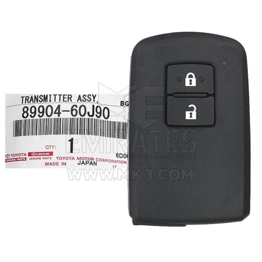 Brand New Toyota Land Cruiser 2016-2017 Genuine Smart Key 2 Botões 433MHz 89904-60J90 8990460J90 / FCCID: BH1EW | Chaves dos Emirados