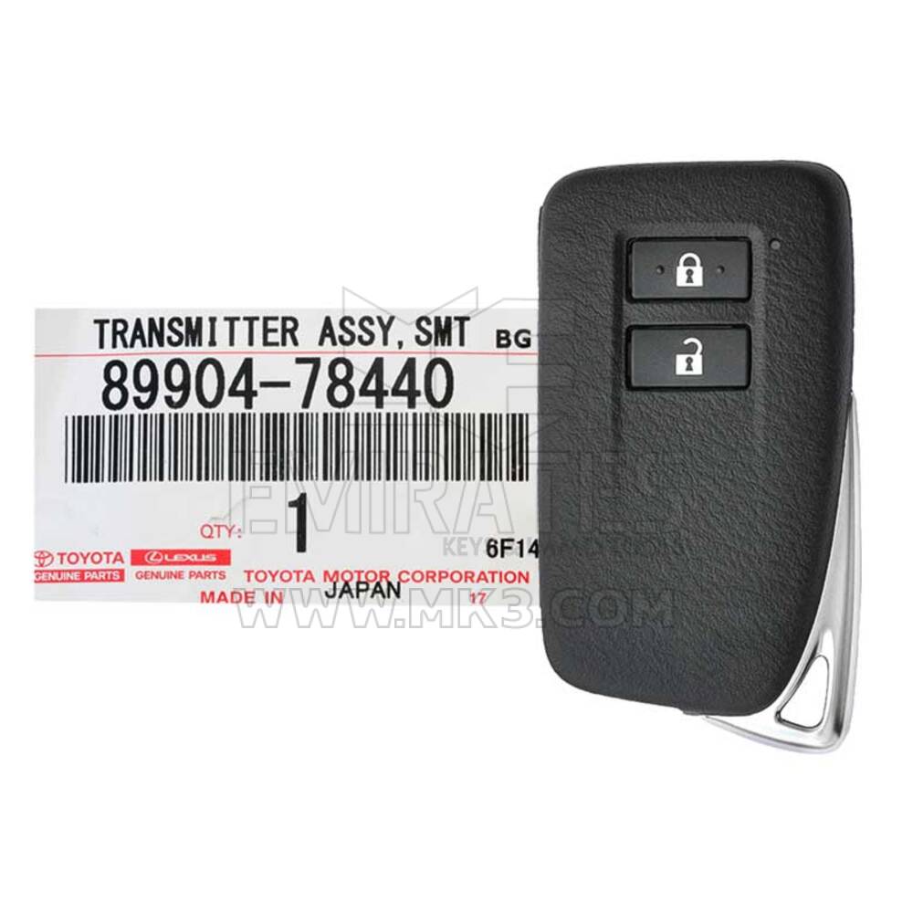 Brand New Lexus NX 2016-2019 Genuine/OEM Smart Remote Key 2 Buttons 433MHz 89904-78440 , 89904-78780 / FCCID: BG1EW | Emirates Keys
