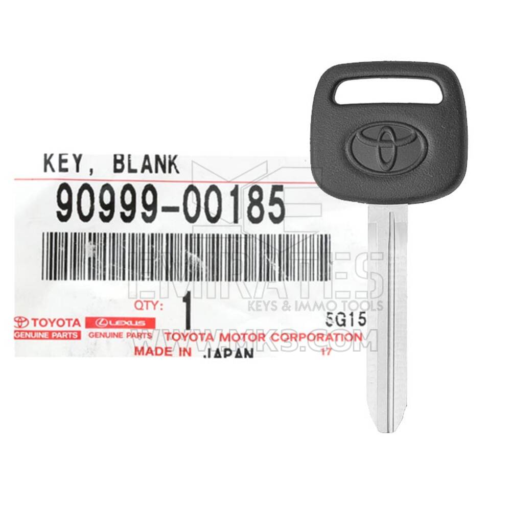 Nuevo Toyota Genuine/OEM Blank Key Thin Rubber sin transpondedor Número de pieza OEM: 90999-00185, 9099900185 | Claves de los Emiratos