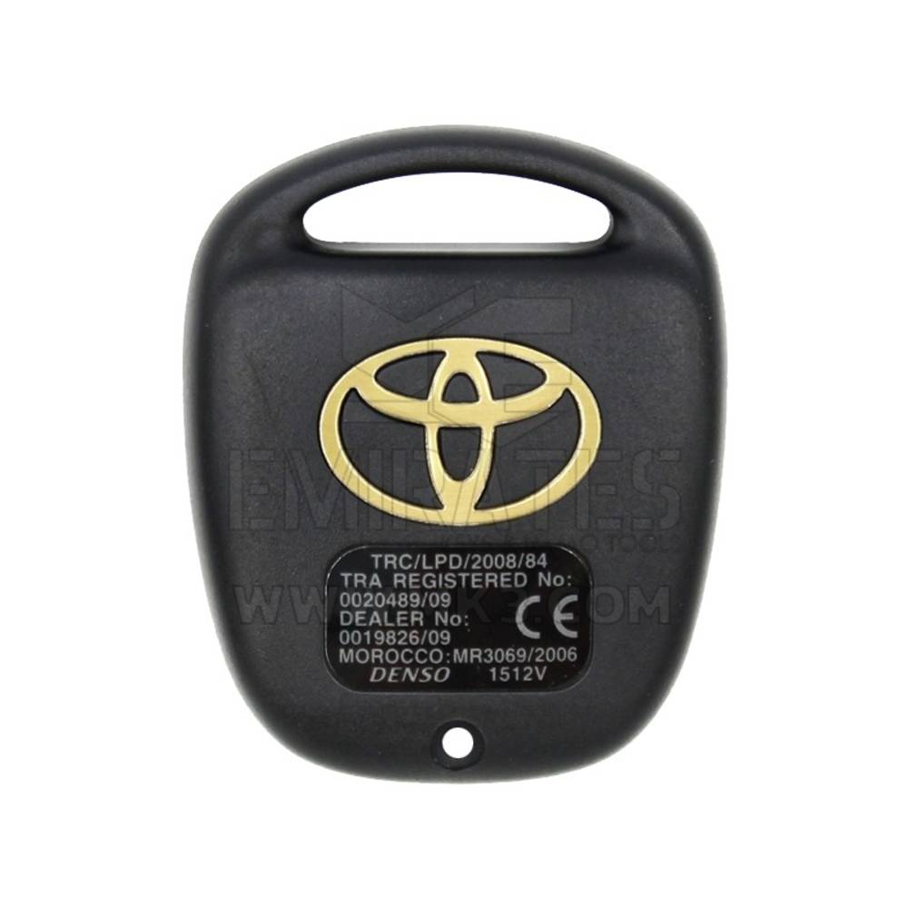 Toyota Corolla 2005 Genuine Remote Shell Back Cover 89751-35070