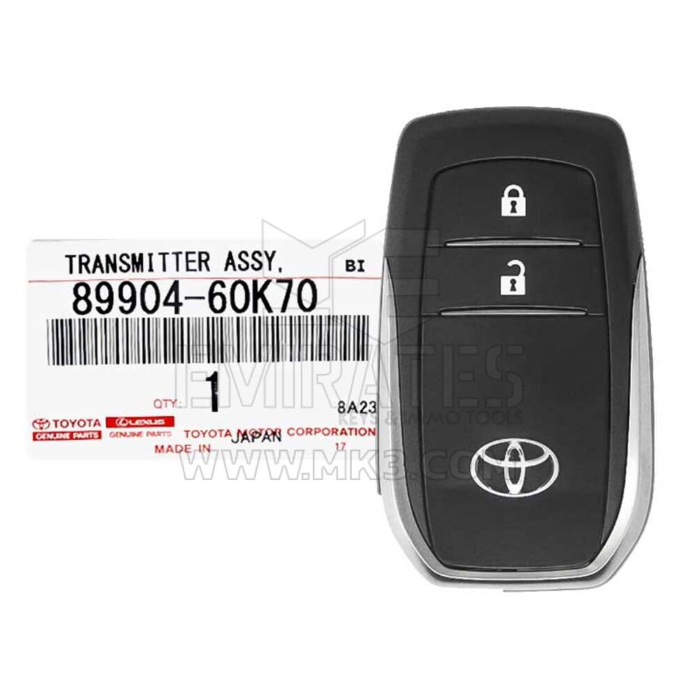 Brand New Toyota Land Cruiser 2016-2017 Genuine/OEM Smart Key 2 Buttons 433MHz 89904-60K70 8990460K70 / FCCID : BJ2EW | Emirates Keys