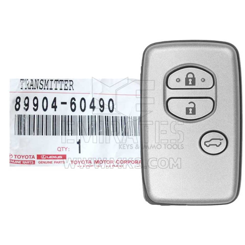 New Toyota Prado 2010-2017 Genuine/OEM Smart Key 3 Buttons 315MHz Japanese Type 89904-60490 8990460490 / FCCID: B74EA | Emirates Keys