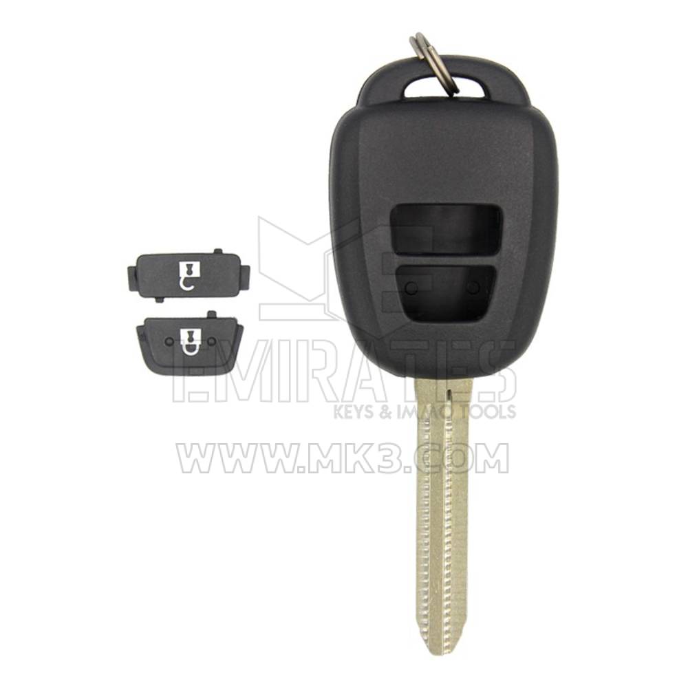 Coque de clé télécommande d'origine Toyota 2 boutons, numéro de pièce OEM : 89072-26190 | Clés des Émirats