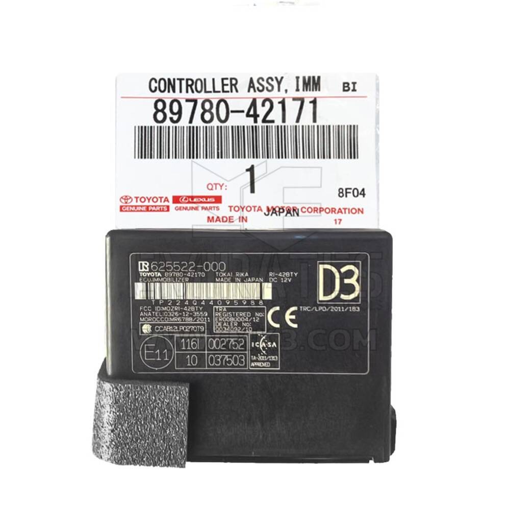 New Toyota Rav4 2014-2016 Genuine/OEM Immobilizer H Computer ASSY OEM Part Number: 89780-42171, 8978042171 - FCC ID: MOZRI-42BTY | Emirates Keys