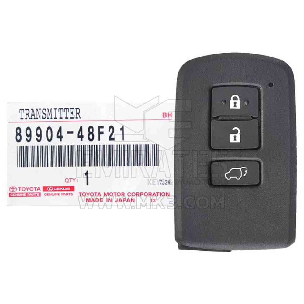 NUOVISSIMO Toyota Land Cruiser 2016 Chiavi Smart originali Telecomando 3 pulsanti 315 MHz 89904-48F21 8990448F21 Per il mercato giapponese / FCCID: 14FAB | Chiavi degli Emirati