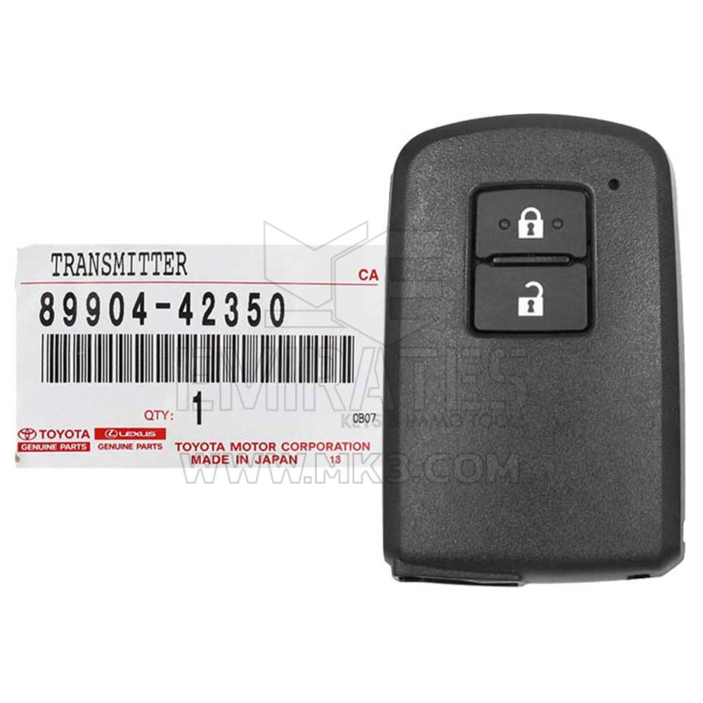 New Toyota Rav4 2013-2018 Australian Market Genuine/OEM Smart Key 2 Buttons 315MHz 89904-42350 / 89904-12350 / 8990H-12351 - FCCID: HYQ14FBA | Emirates Keys