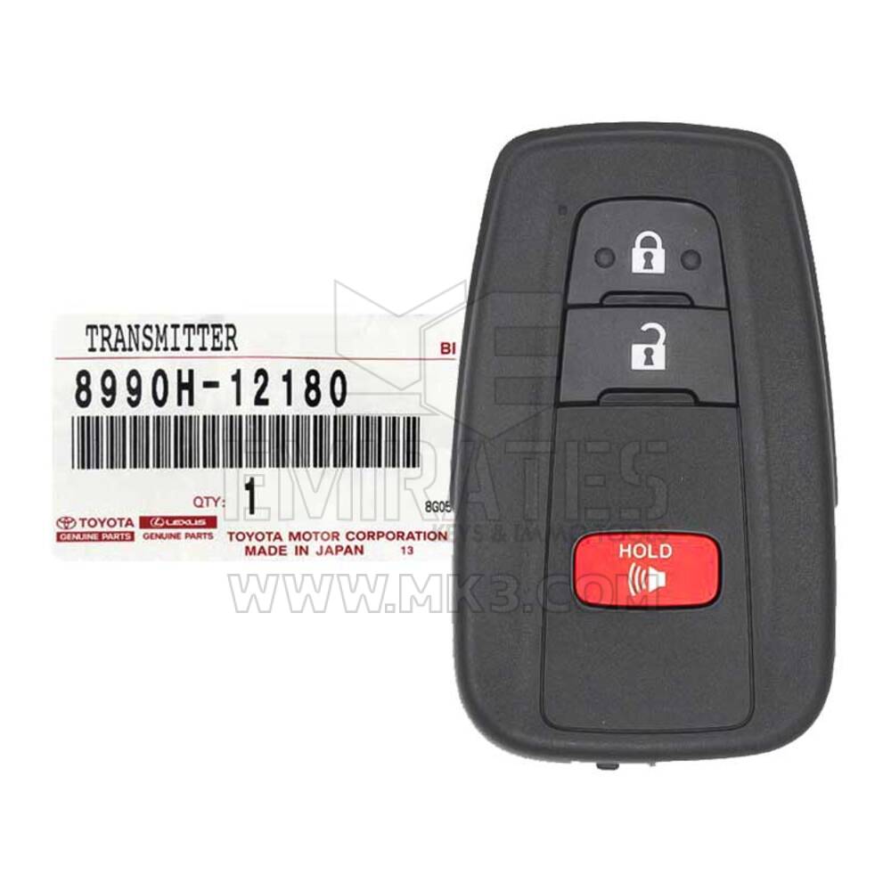 Brand New Toyota Corolla 2019-2021 Genuine/OEM Smart Remote Key 3 Buttons 315MHz 8990H-12180 8990H12180 / FCC ID: HYQ14FBN | Emirates Keys