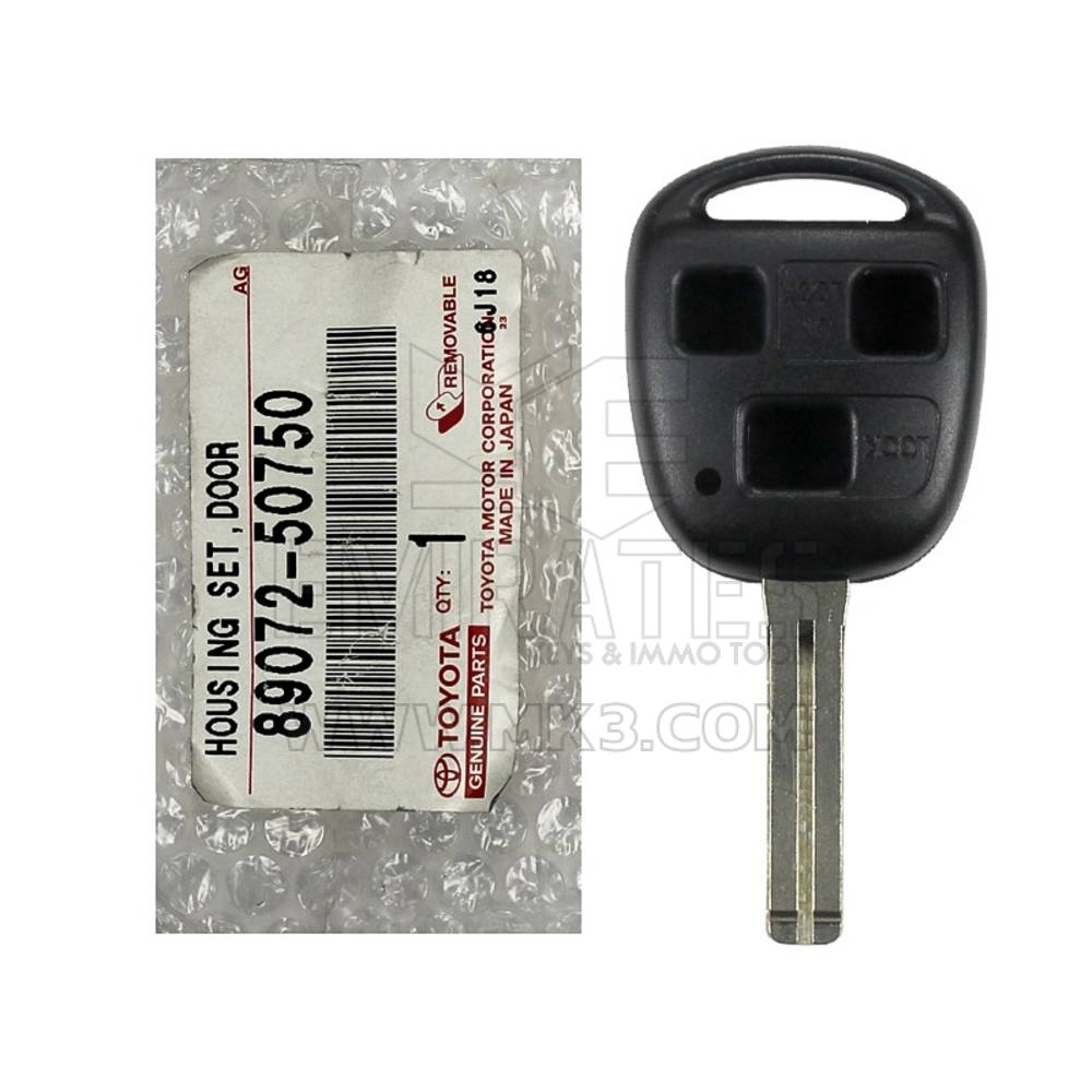 New Lexus Genuine/OEM Remote Key Shell 3 Buttons Manufacturer Part Number: 89072-50750 , 89072-50630 | Emirates Keys