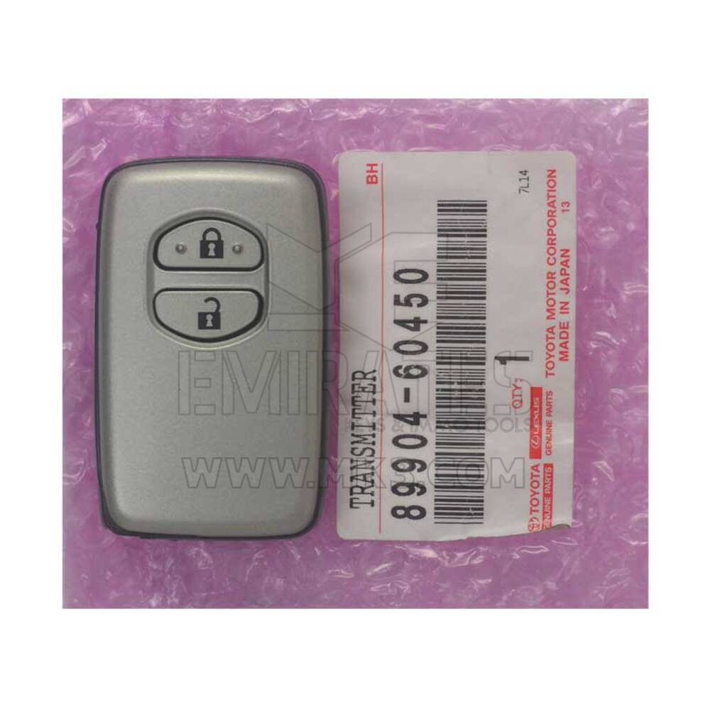 Toyota Land Cruiser 2009-2015 Genuine/OEM Smart Key Remote 2 Buttons 315MHz ASK 89904-60450 8990460450  | Emirates Keys
