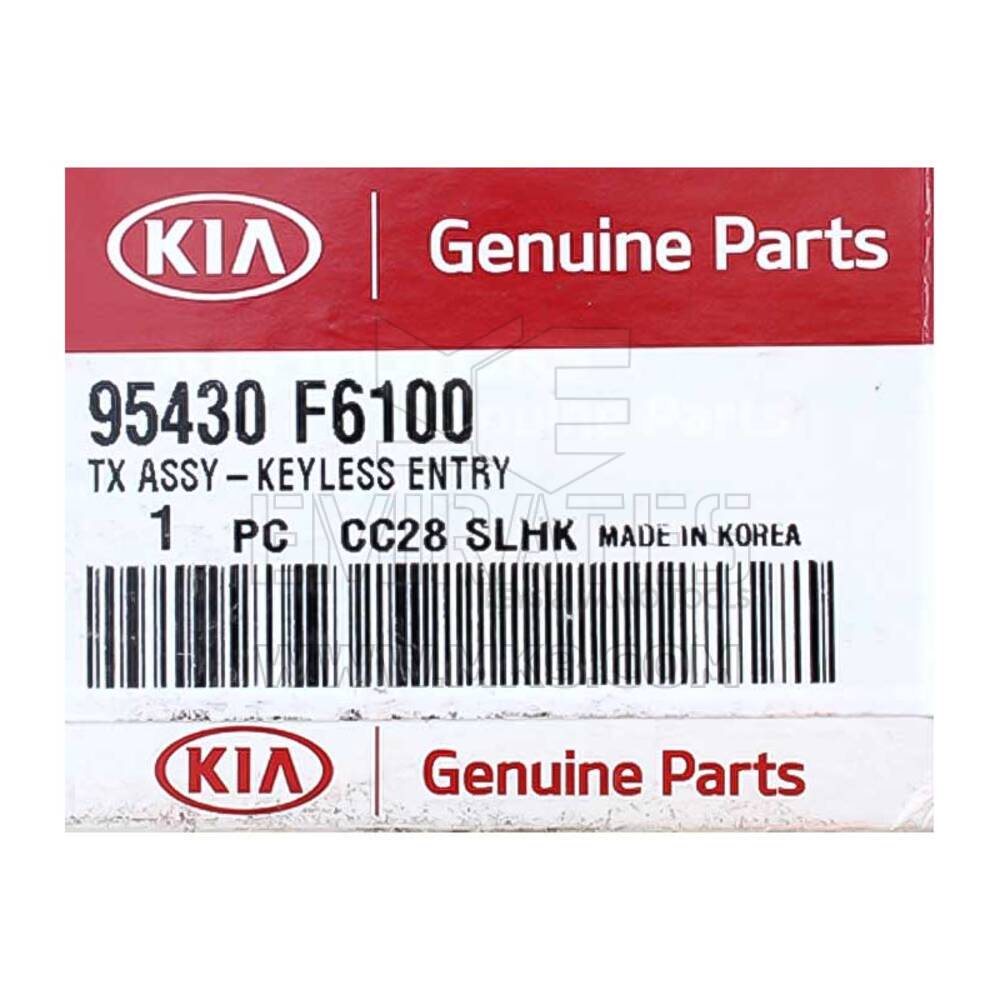 YENİ KIA Cadenza 2016-2020 Orijinal/OEM Çevirmeli Uzaktan Kumanda Anahtarı 433MHz 3 Düğme 95430-F6100 95430F6100 / FCCID: RKE-4F28 | Emirates Anahtarları