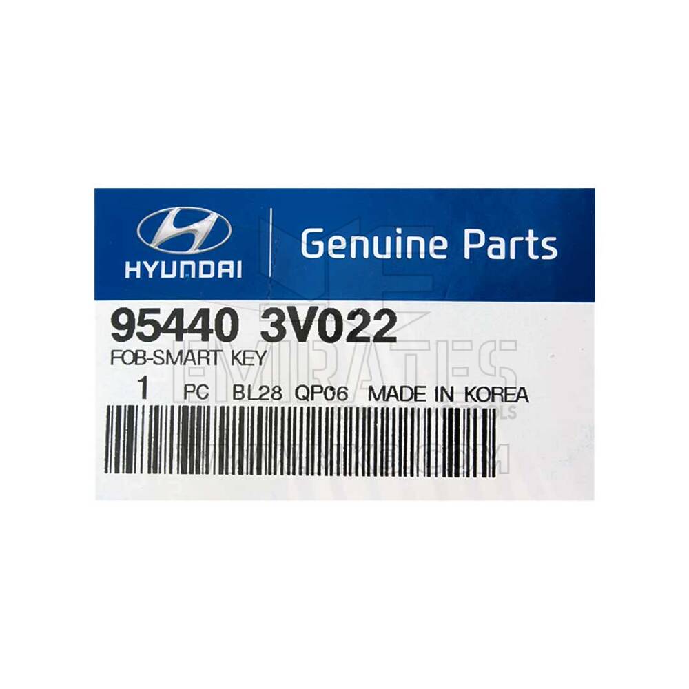 Nuevo Hyundai Azera 2015-2017 Genuine/OEM Smart Key Remote 4 Botones 433MHz American 95440-3V022 954403V022 / FCCID: SY5DMFNA433 | Claves de los Emiratos