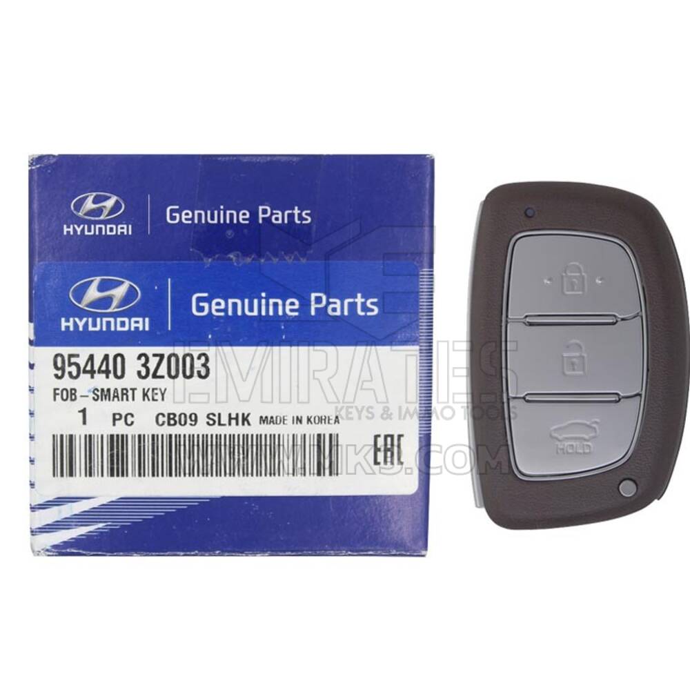 NUEVO Hyundai I40 2015-2016 Genuine/OEM Smart Key Remote 3 Botones 433MHz 95440-3Z003 954403Z003 | Claves de los Emiratos