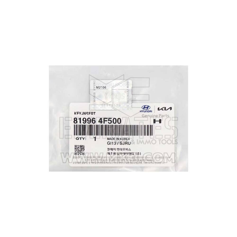 Nuevo Genuine/OEM Hyundai Porter 2014 Flip Remote Key Blade Número de pieza del fabricante: 81996-4F500 | Claves de los Emiratos