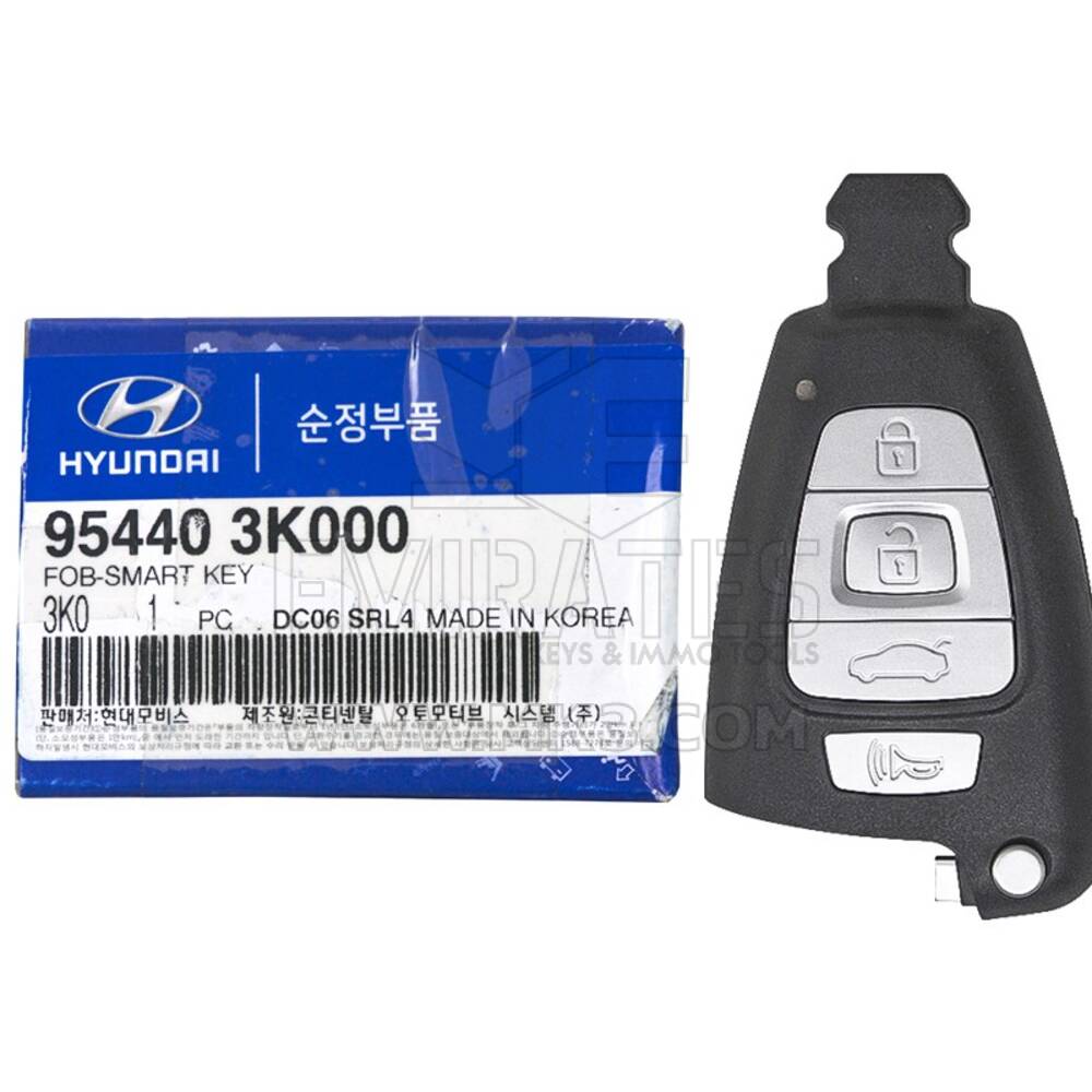 Yeni Hyundai Sonata 2007 Korece Orijinal Uzak Kore Pazarı 4 Düğme 447MHz 95440-3K000 954403K000 | Emirates Anahtarları
