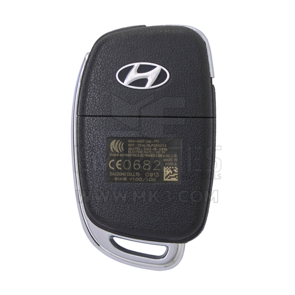 Clé à distance rabattable Hyundai Elantra 2019 433 MHz 95430-F2110 | MK3