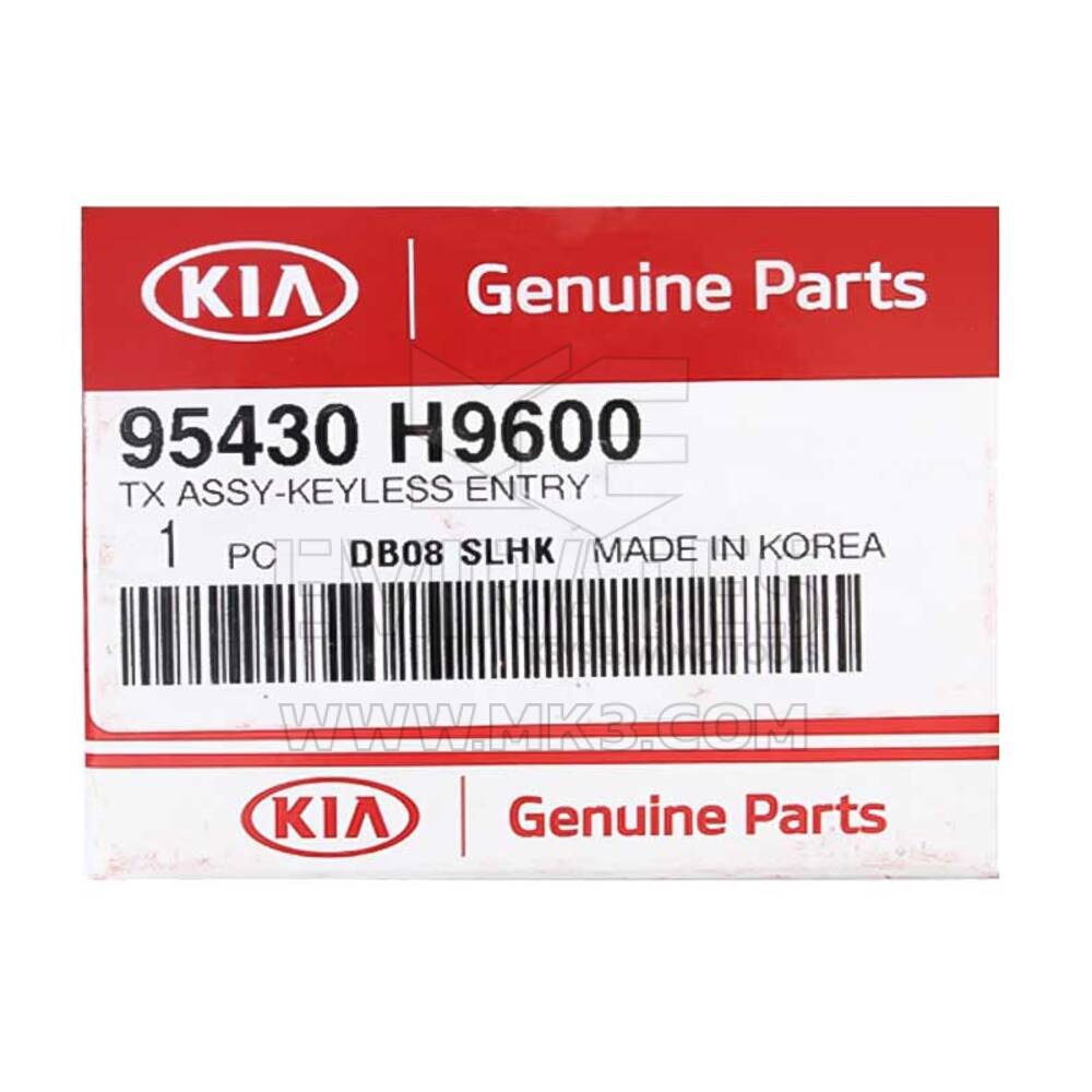 NUEVO KIA Rio 2018-2019 Genuine / OEM Flip Remote Key 3 Botones 433MHz 95430-H9600 95430H9600 | Claves de los Emiratos